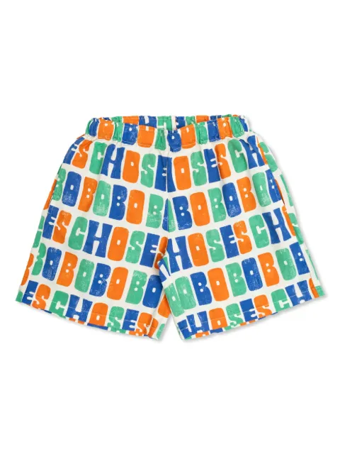 Bobo Choses shorts de playa con logo estampado