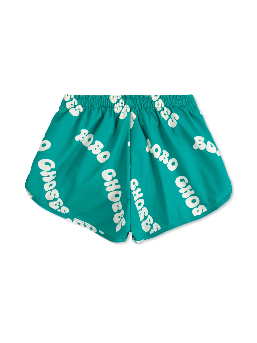 Bobo Choses logo-print swim shorts - Groen