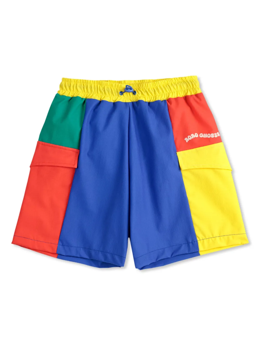 Bobo Choses shorts de playa con diseño color block | azul | Image 1