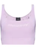 MISBHV logo-print sports bra - Purple