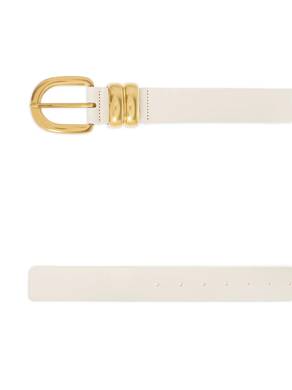 By Malene Birger Leren riem Wit