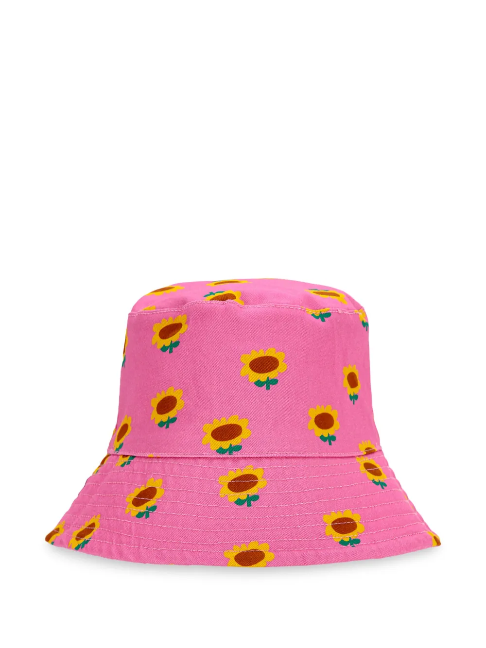 Bobo Choses floral-print hat - Roze