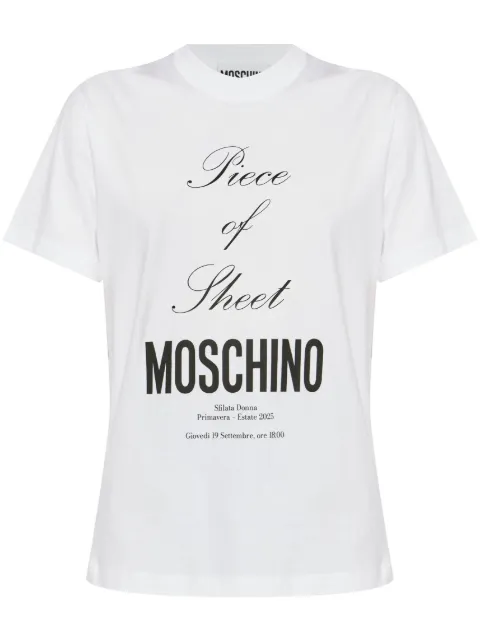 Moschino تيشيرت بطبعة كتابة