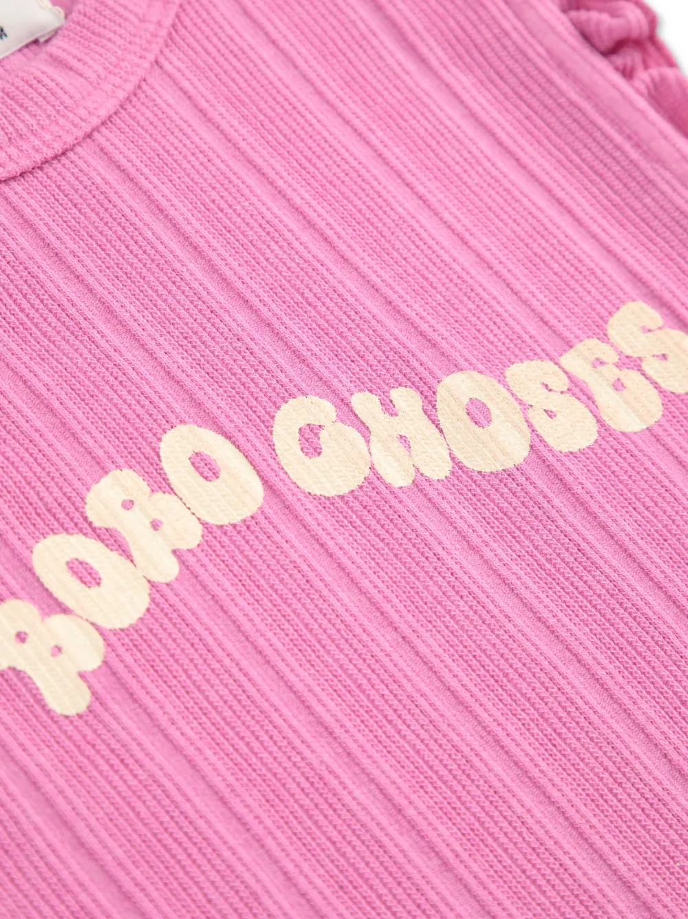 Bobo Choses Top met logoprint Roze