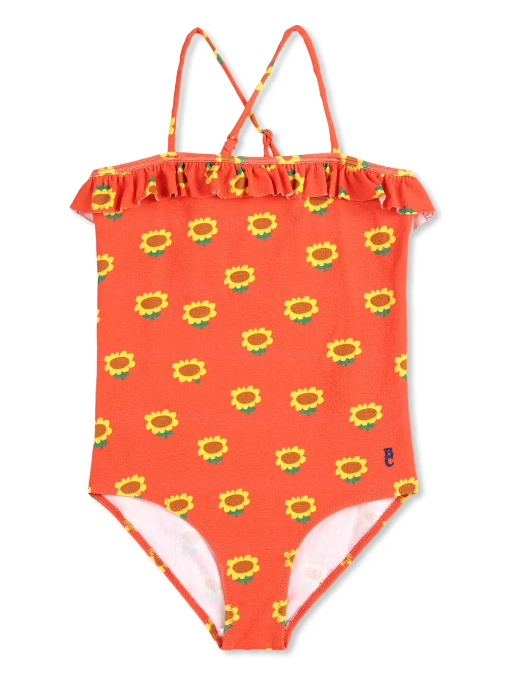 Bobo Choses Sunflower ワンピース水着 - オレンジ Bobo Choses Sunflower ワンピース水着 - オレンジ