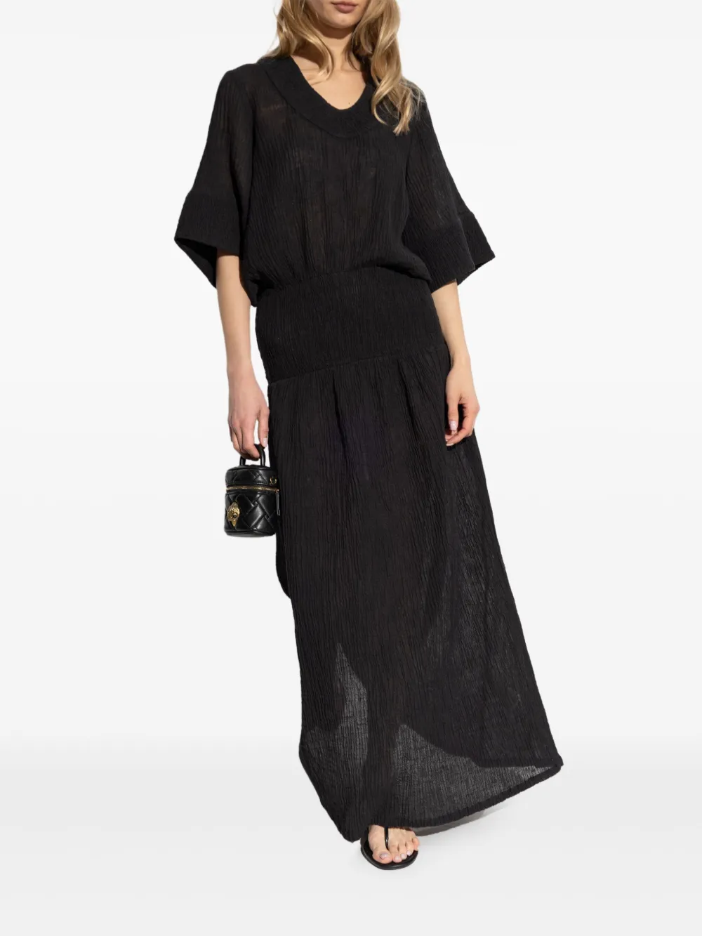 By Malene Birger Anais maxi-jurk - Zwart