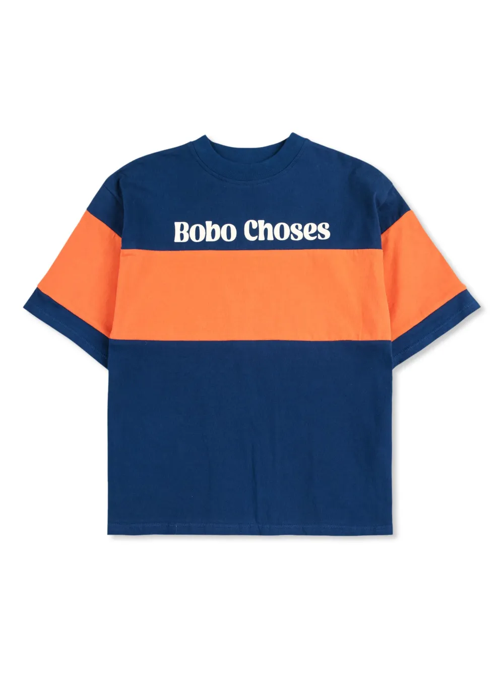 Bobo Choses T-shirt met logoprint Blauw