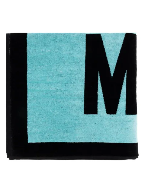 Moschino toalla de playa con logo estampado
