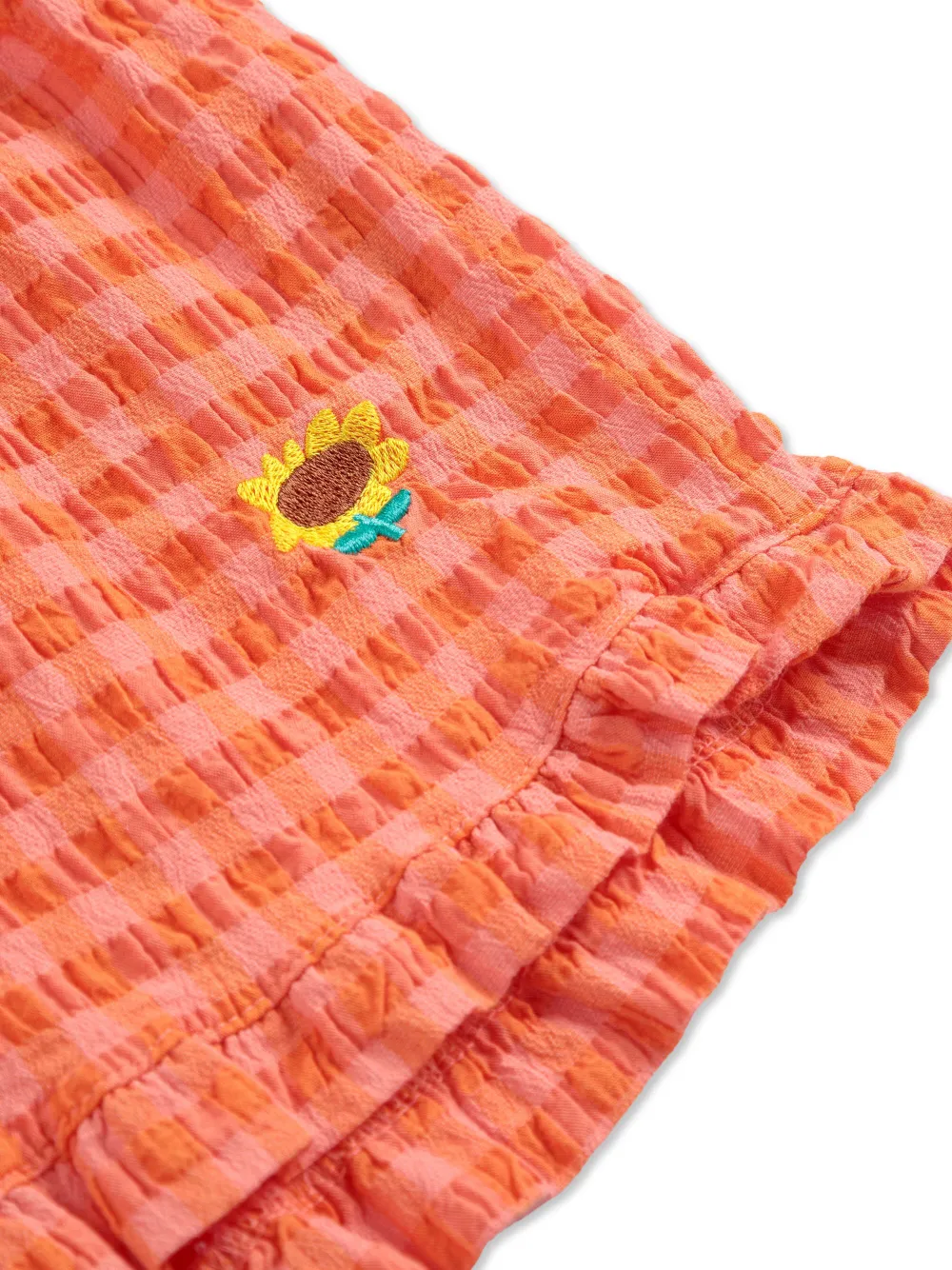Bobo Choses Vichy shorts Oranje
