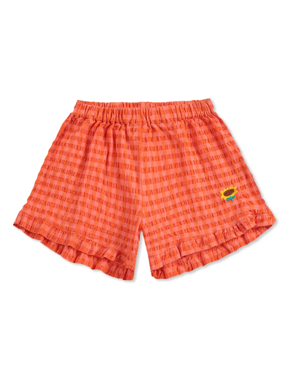 Bobo Choses Vichy shorts Oranje