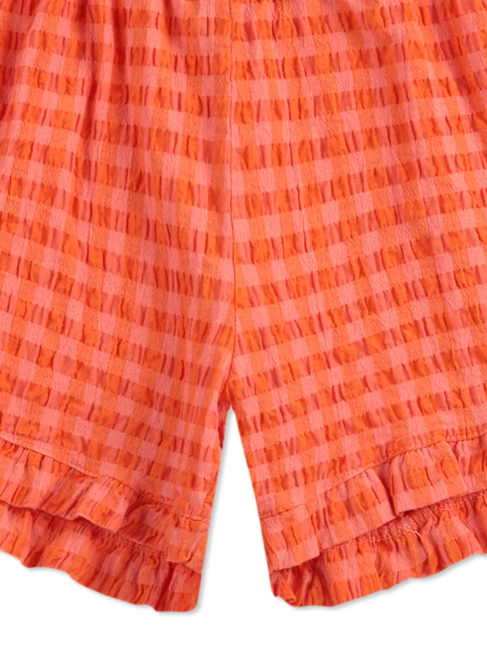Bobo Choses Vichy shorts Oranje