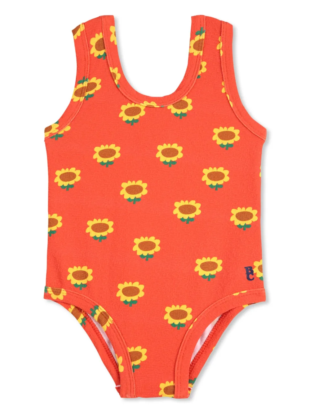 Bobo Choses floral pattern swimsuit | Orange | Image 1