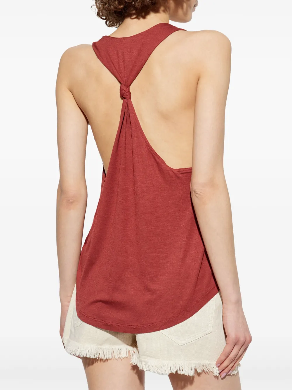 ISABEL MARANT Top met geknoopt detail Rood