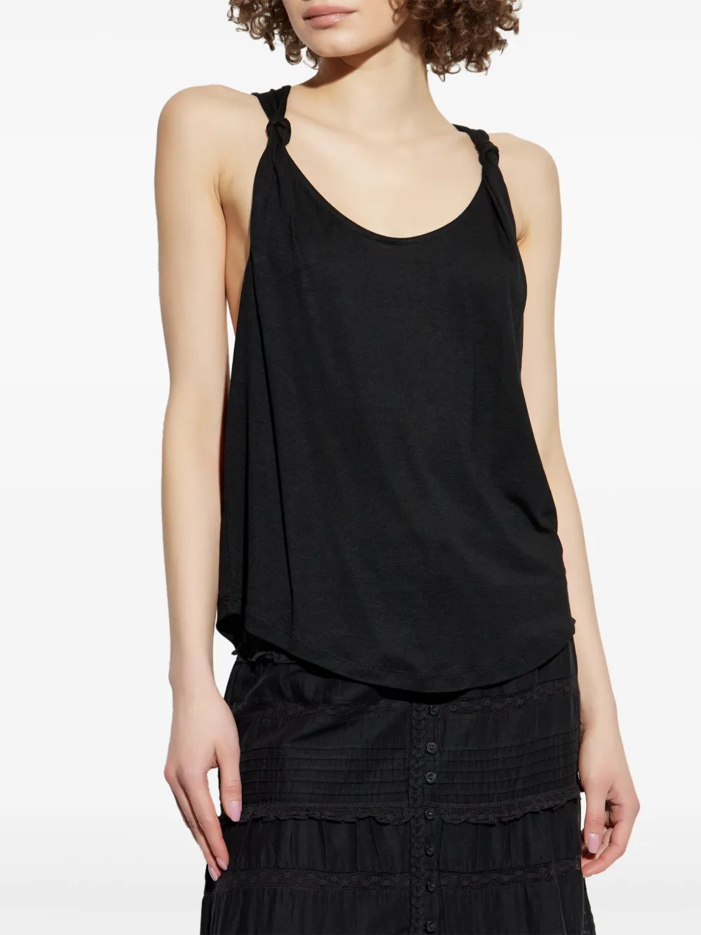 ISABEL MARANT KNOT-DETAIL TOP
