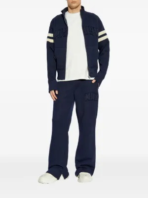 【関税込み】MISBHV ネイビー Zuma ジップアップセーター ロゴジャガードニット｜MEN｜251ISB70-030B｜AZUL BY MOUSSY