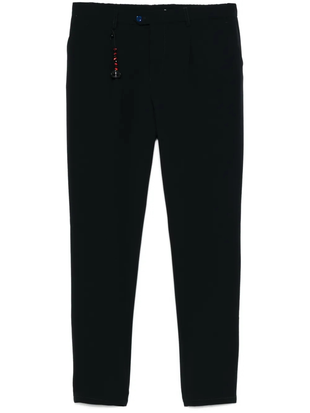 pleat-detail trousers