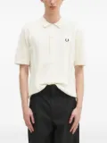 Fred Perry short-sleeve knit shirt - White