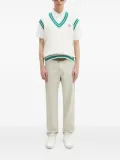Fred Perry cable-knit V-neck sweater vest - Neutrals