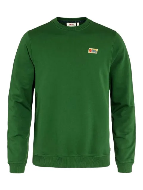 Fjällräven logo-patch crew-neck sweatshirt
