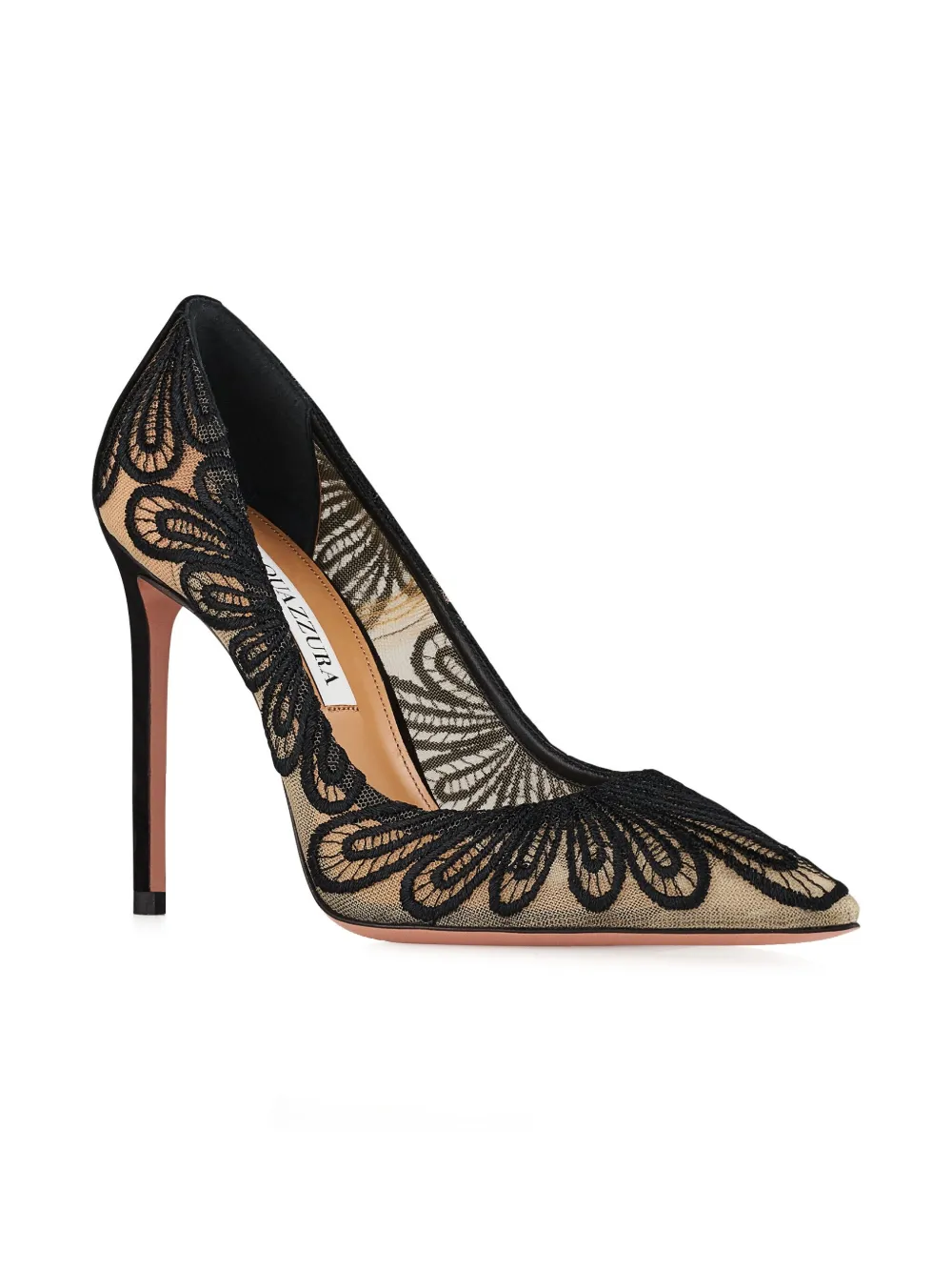 Aquazzura 105 mm Chantilly pumps - Zwart