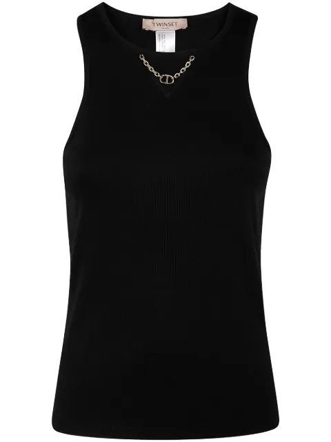 TWINSET logo-plaque top 