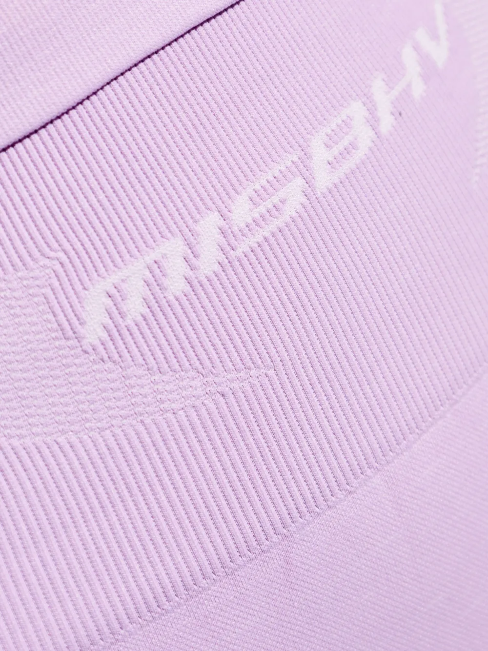 MISBHV Legging met logoprint Paars