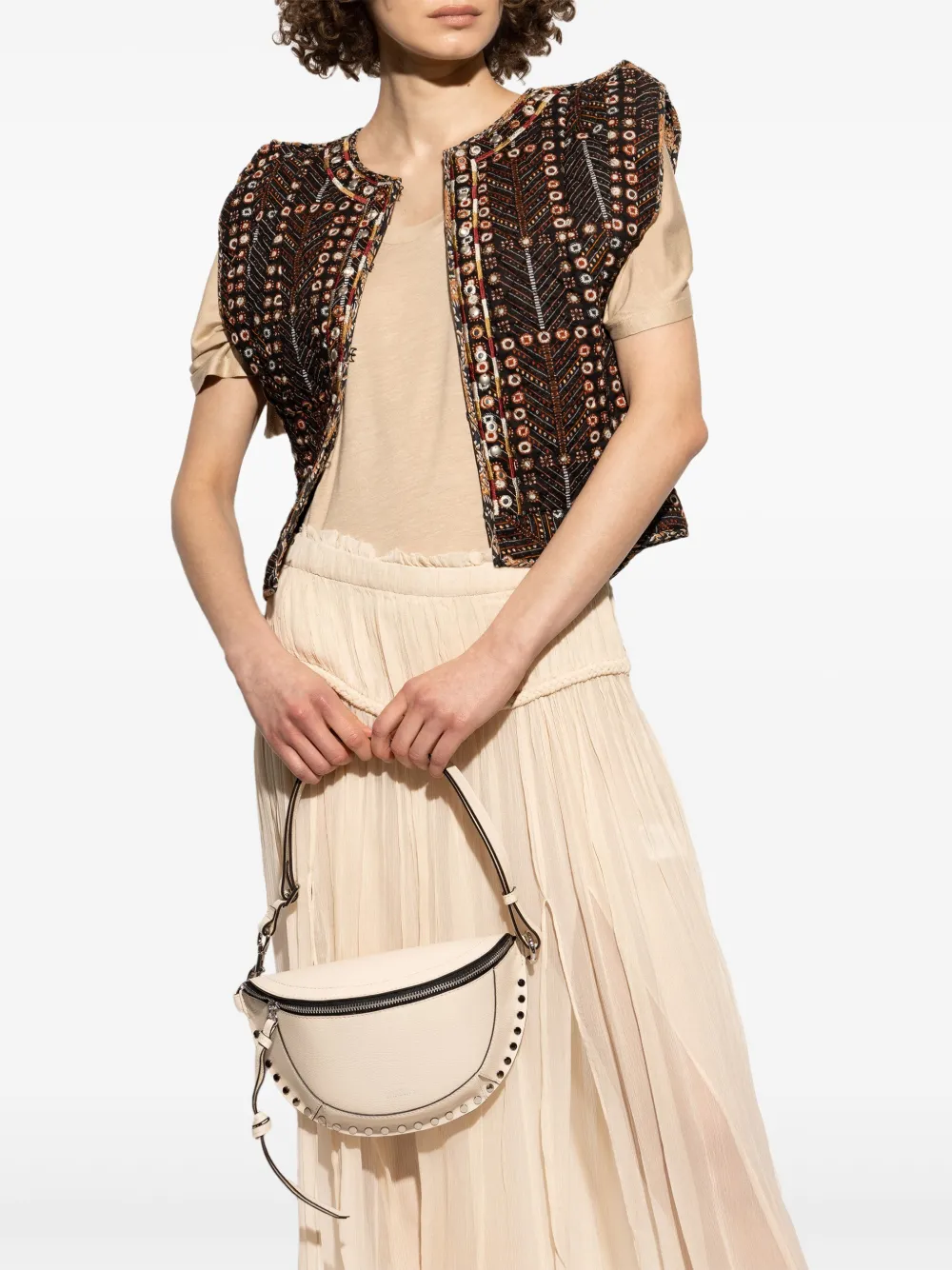 ISABEL MARANT Skano shoulder bag - Beige