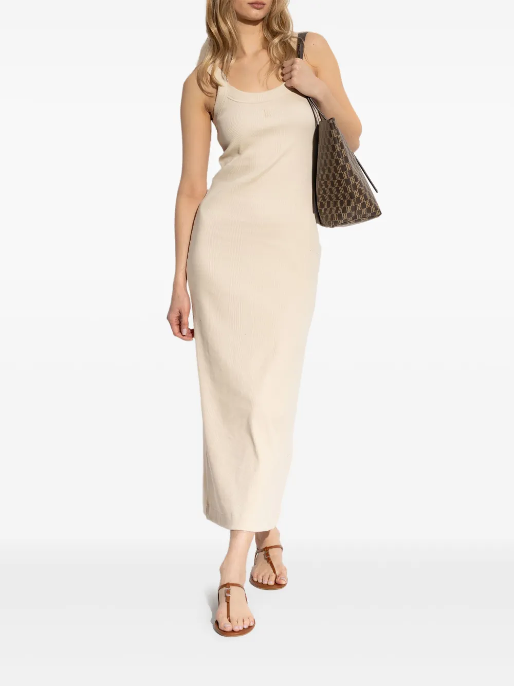 By Malene Birger Lio maxi-jurk - Beige