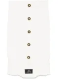 Balmain Optical Illusion mini skirt - White