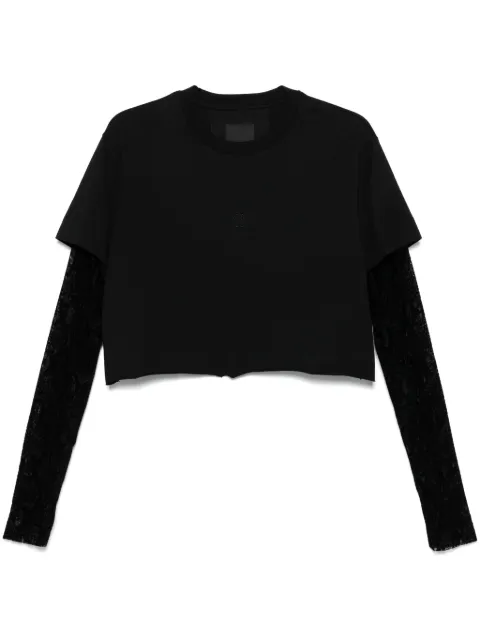 Givenchy playera corta supuerpuesta