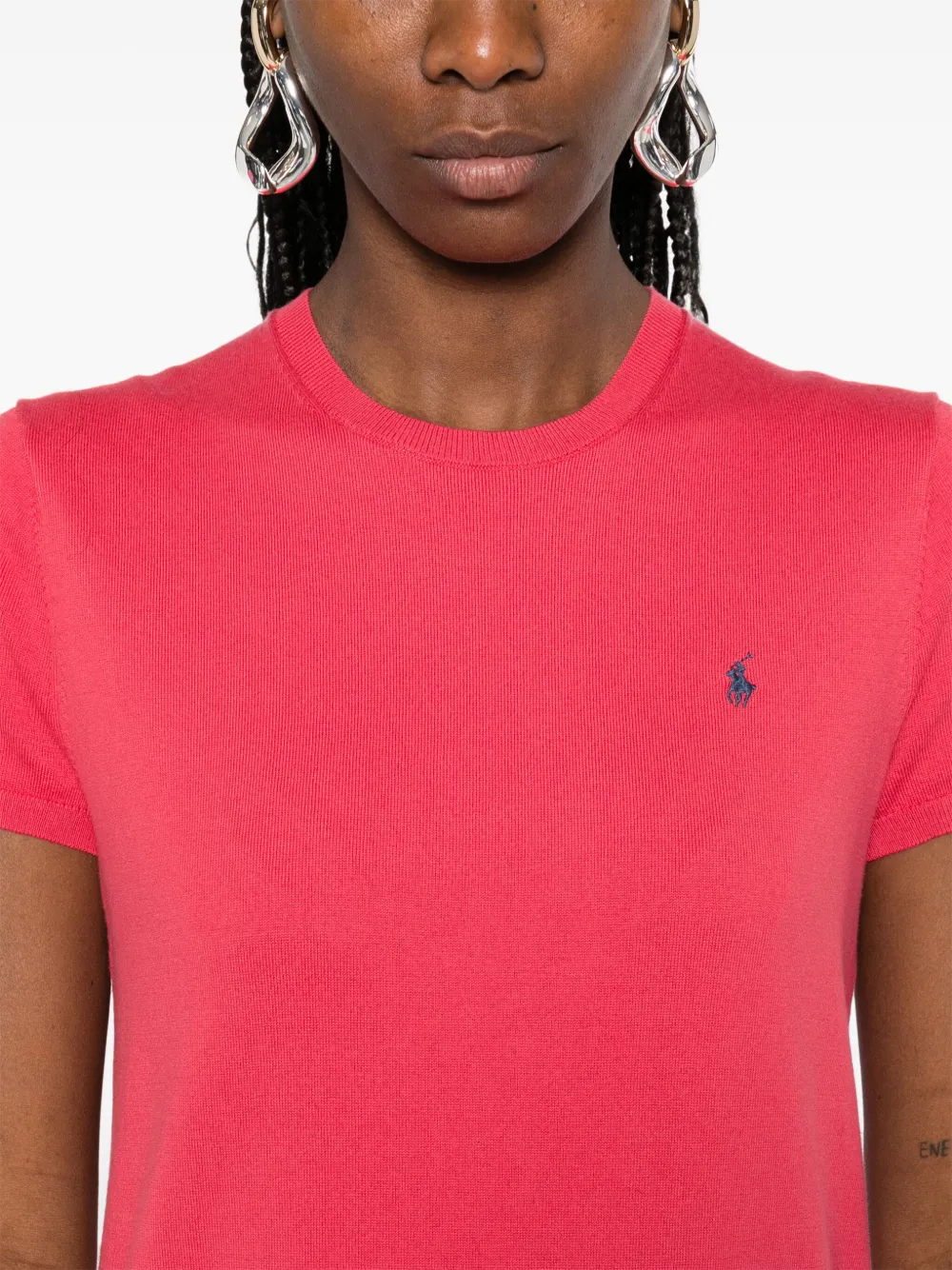 Polo Ralph Lauren T-shirt met logo Roze