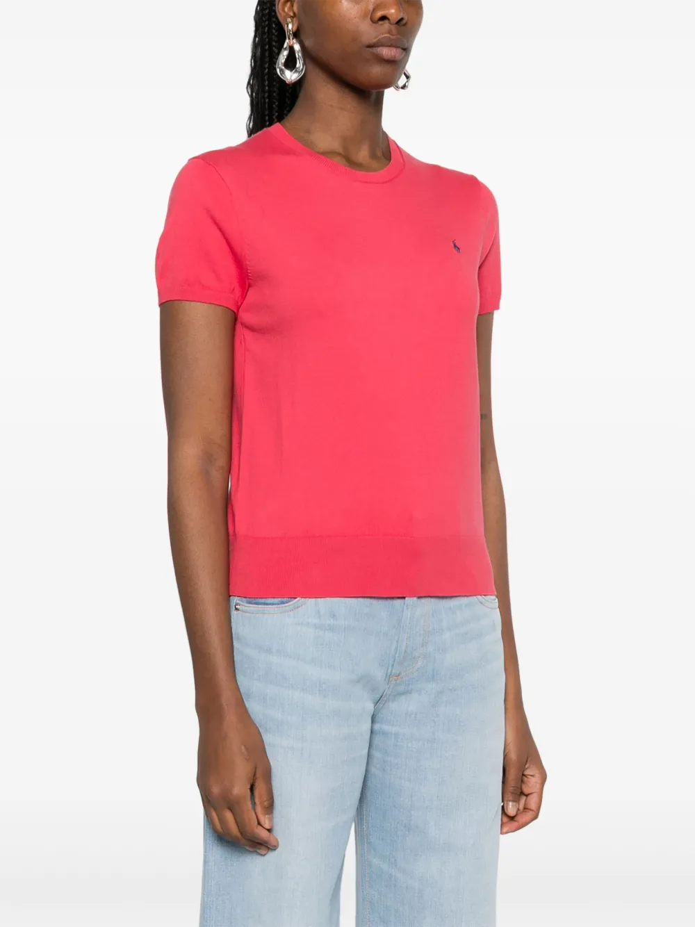 Polo Ralph Lauren T-shirt met logo Roze