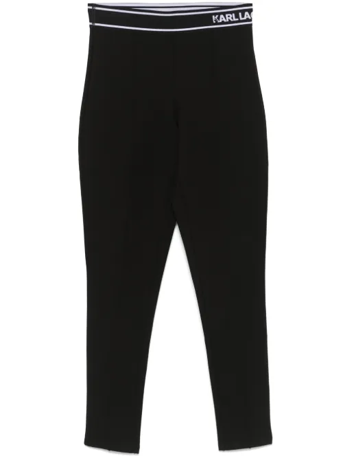 Legging à taille logo - Karl Lagerfeld - Modalova