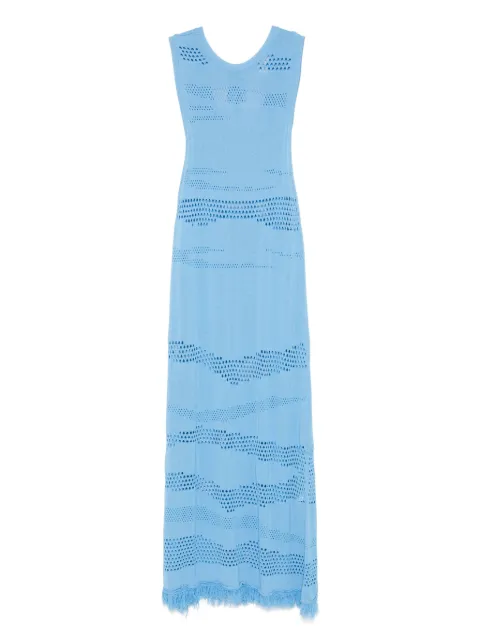 Akep crochet-knit dress
