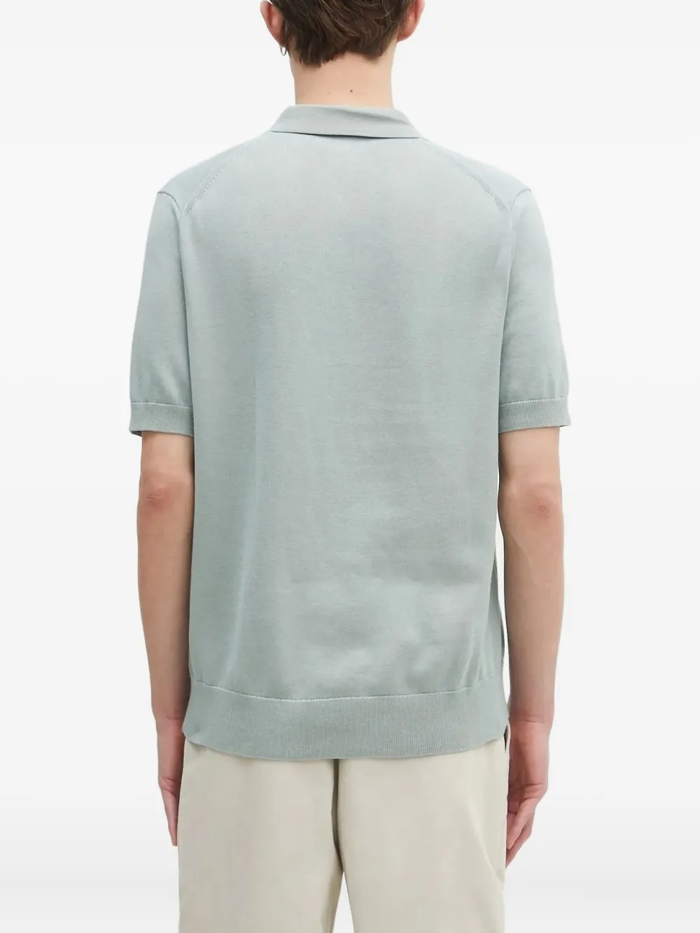 Fred Perry embroidered-logo polo shirt Blauw