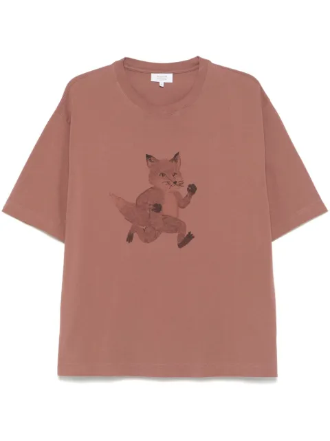 Maison Kitsuné футболка с принтом Speedy Fox
