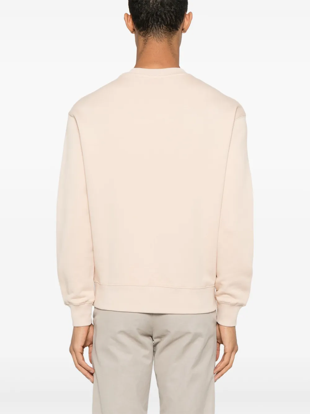 Maison Kitsuné Sweater met Bod Fox Head-patch Beige