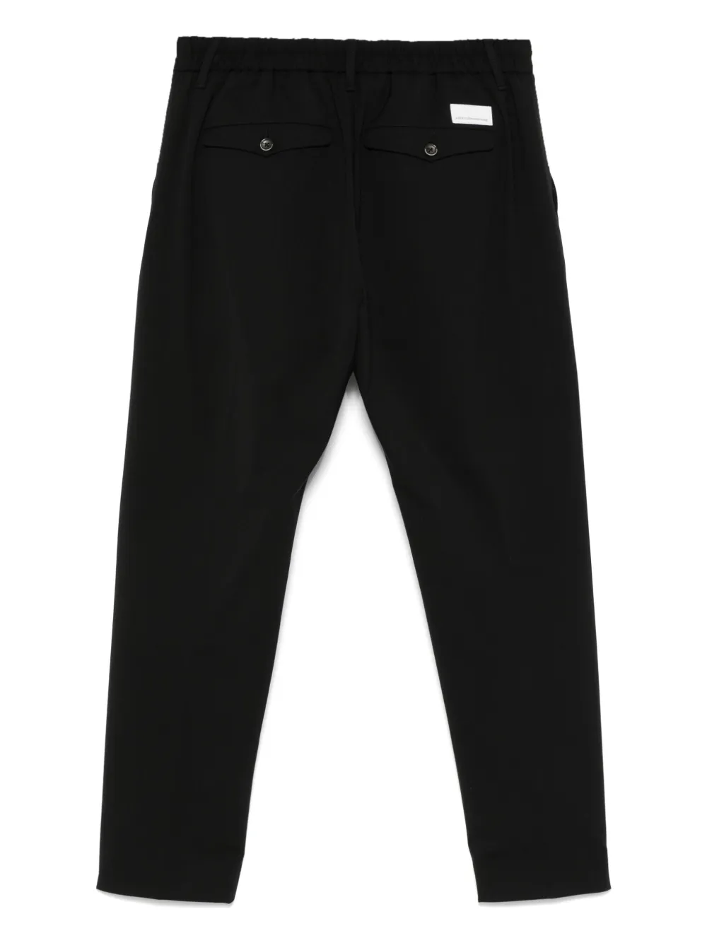 Nine In The Morning straight-leg trousers - Zwart