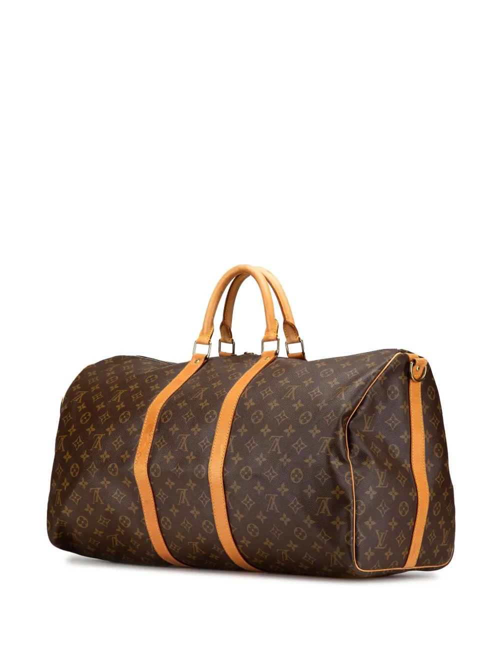 Louis Vuitton Pre-Owned 1992 Monogram Keepall Bandouliere 55 reistas - Bruin