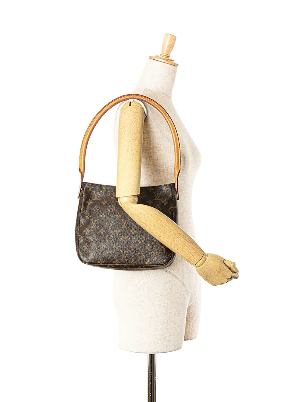 Louis Vuitton Pre-Owned 2002 Monogram Looping MM schoudertas - Bruin