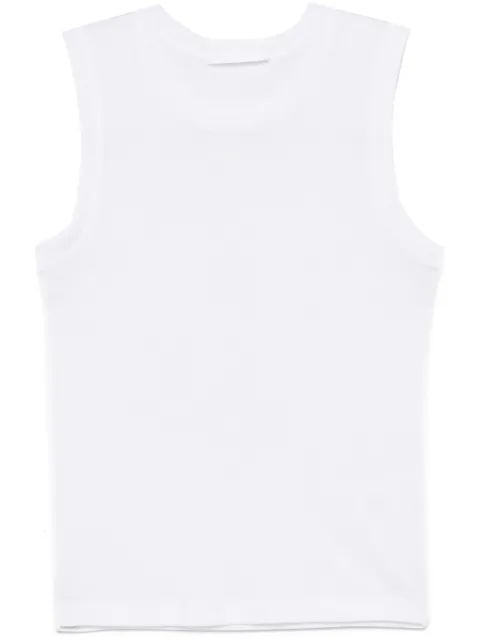 Helmut Lang logo-embroidered tank top
