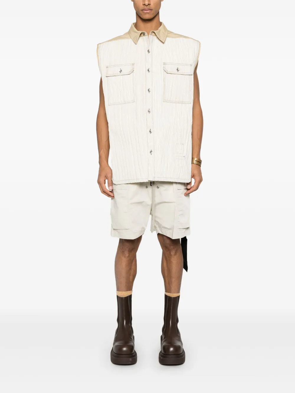 Rick Owens Cargobela cargo shorts - Beige