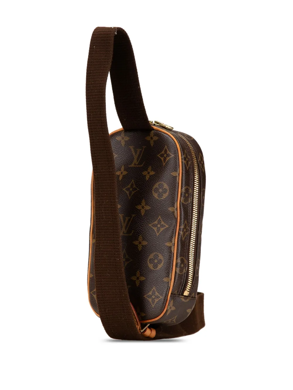 Louis Vuitton Pre-Owned 2009 Pochette Gange crossbodytas met monogram - Bruin