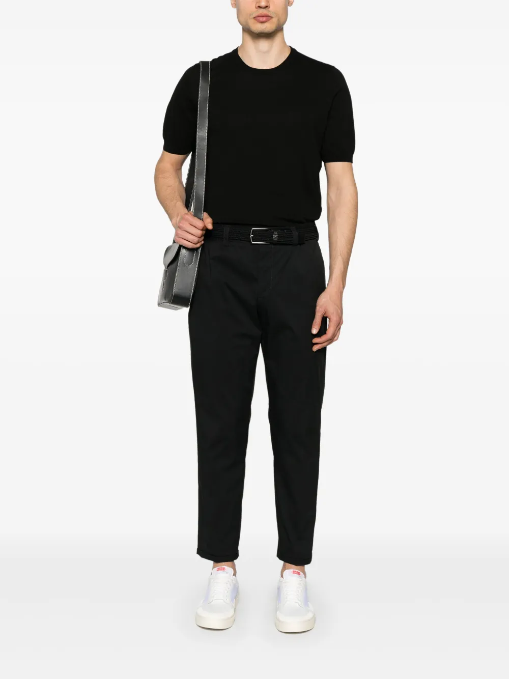 PT Torino tapered trousers - Zwart