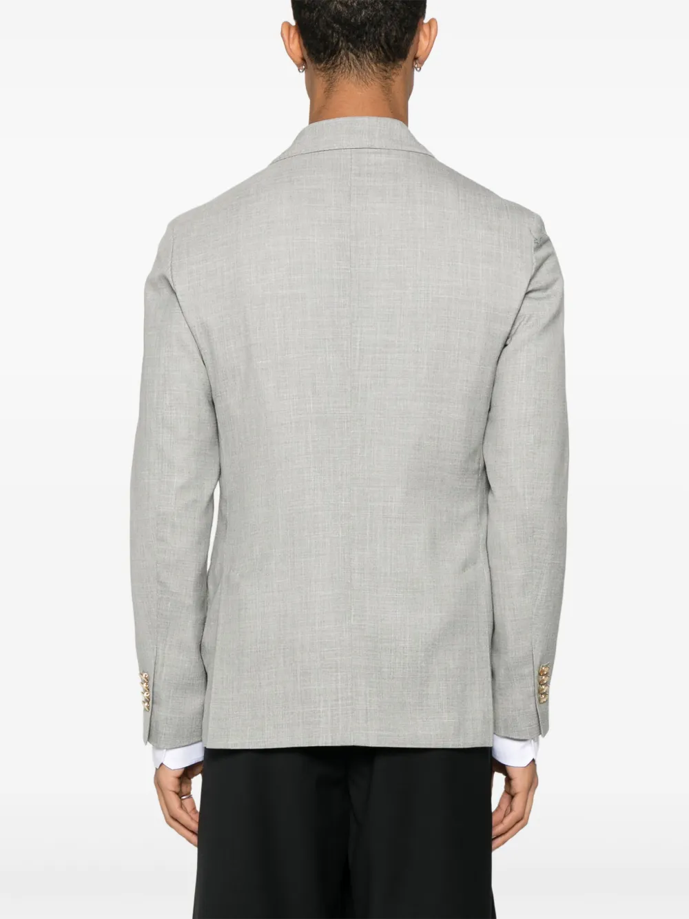 Lardini Blazer met broche Grijs