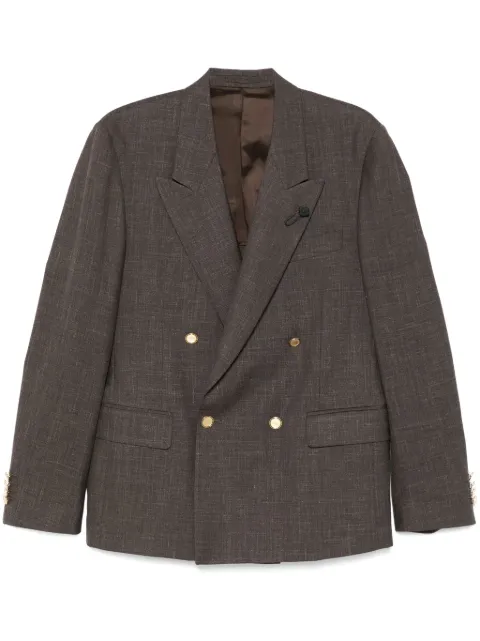 Lardini brooch-detail blazer