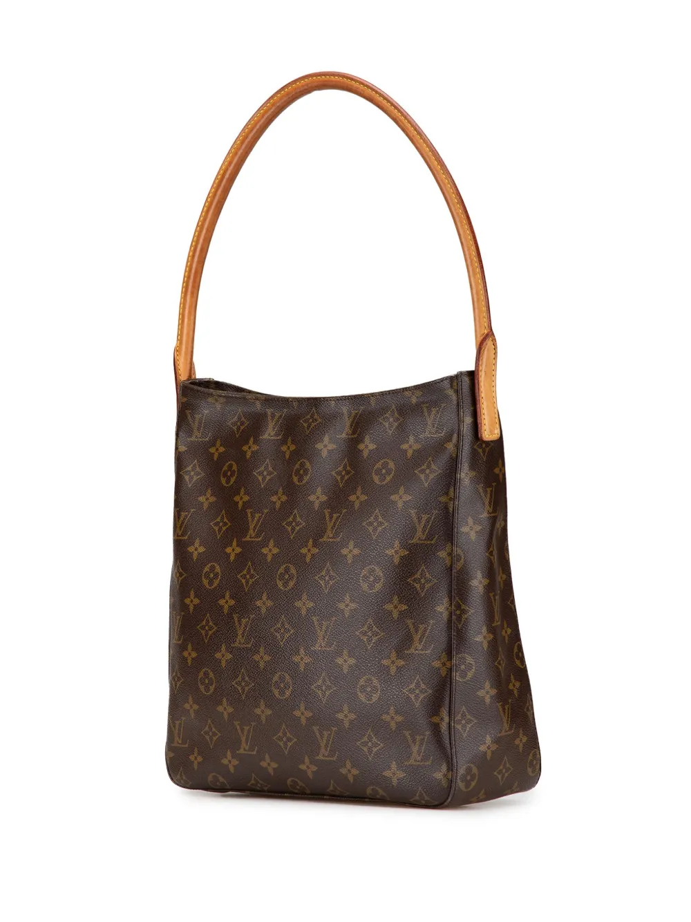 Louis Vuitton Pre-Owned 2002 Looping GM schoudertas met monogram - Bruin