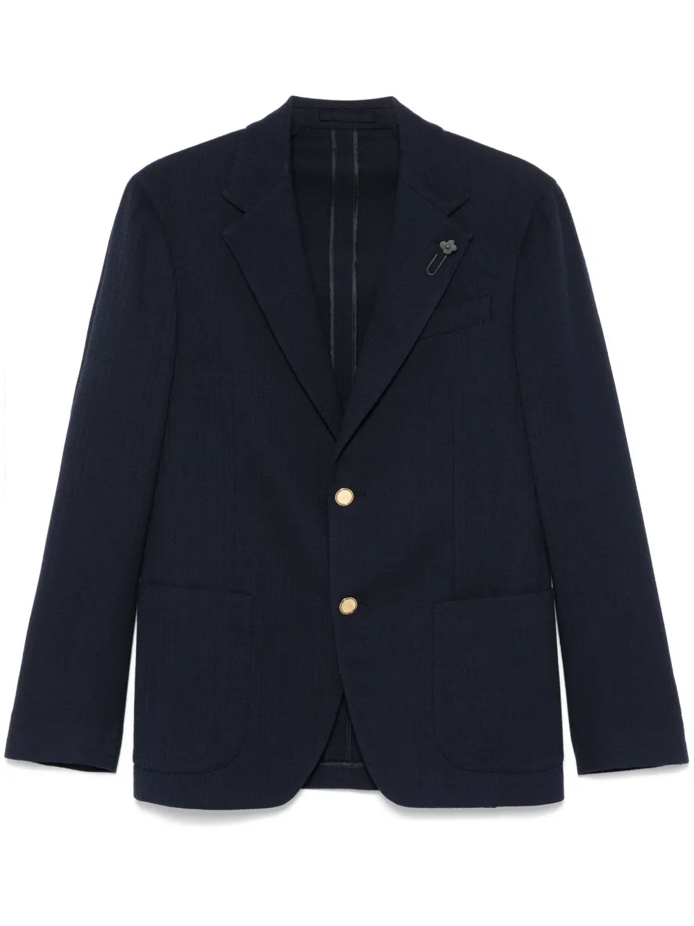 Lardini Blazer met broche Blauw