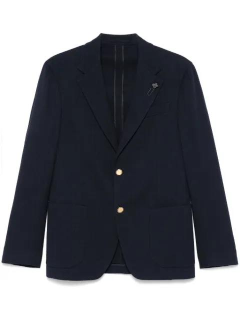 Lardini brooch-detail blazer