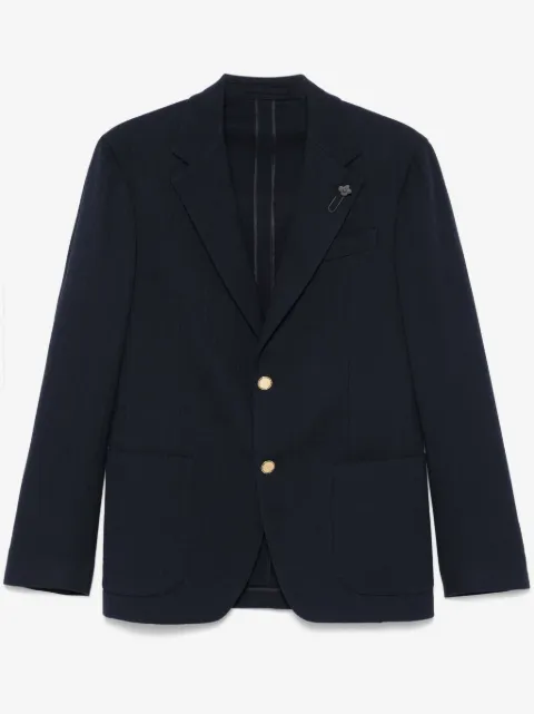 Lardini brooch-detail blazer